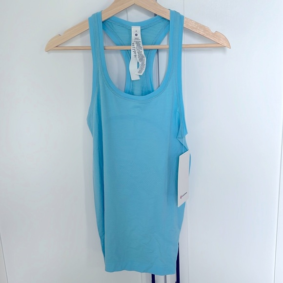 Lululemon Swiftly Tech Racerback Tank Top 2.0 | Blue Chill | Size 4 | NWT - Picture 1 of 7